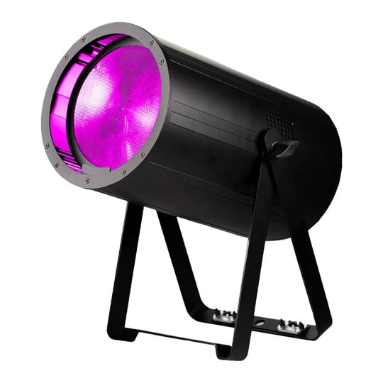 LEDJ - 150W COB RGBL Zoom Par x4 & Flight Case