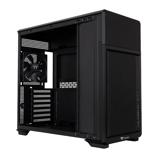 Thermaltake TR300 TG Black Mid Tower Tempered Glass PC Case