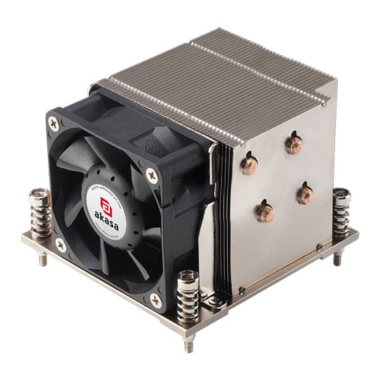 Akasa 2U Compact Active CPU Cooler for Intel 1700 / 1851 Sockets
