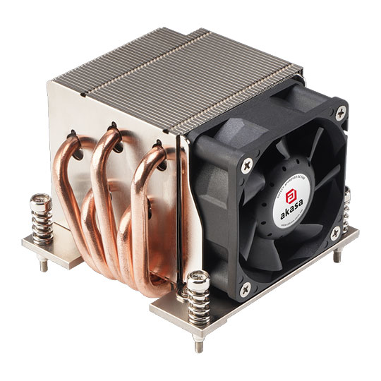 Akasa 2U Compact Active CPU Cooler for Intel 1700 / 1851 Sockets