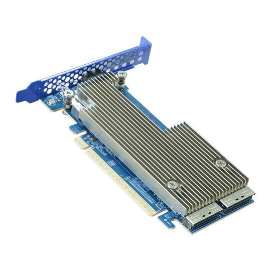 HighPoint Rocket 7624A MCIO NVMe PCIe 5.0 RAID Adapter Card