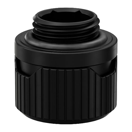 EK-Quantum Torque HDC 12 Compression Fitting - Satin Black EK-Quantum Torque HDC 12 Compression Fitting - Satin Black