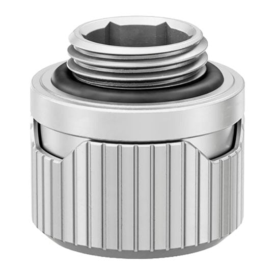 EK-Quantum Torque HDC 12 Compression Fitting 6-Pack - Satin Titanium EK-Quantum Torque HDC 12 Compression Fitting 6-Pack - Satin Titanium