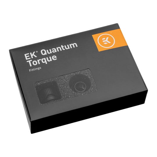 EK-Quantum Torque HDC 12 Compression Fitting 6-Pack - Satin Black : image 3
