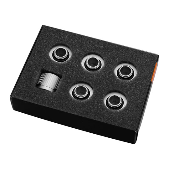 EK-Quantum Torque STC 12/16 Compression Fitting 6-Pack - Satin Titanium : image 4