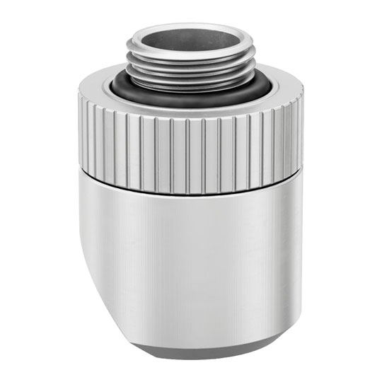 EK-Quantum Torque Rotary 45° Adapter Fitting - Satin Titanium EK-Quantum Torque Rotary 45° Adapter Fitting - Satin Titanium