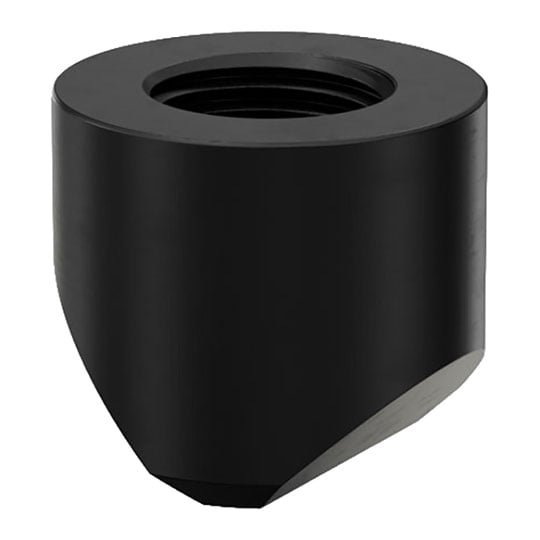 EK-Quantum Torque Static FF 45° Adapter - Satin Black EK-Quantum Torque Static FF 45° Adapter - Satin Black