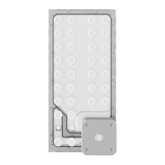 EK-QuantumX Loophole D5 Plexi Distribution Plate Silver EK-QuantumX Loophole D5 Plexi Distribution Plate Silver