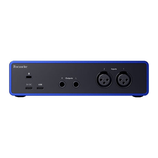 (Open Box) Focusrite Scarlett 2i2 Anniversary Edition - ISA Blue ...
