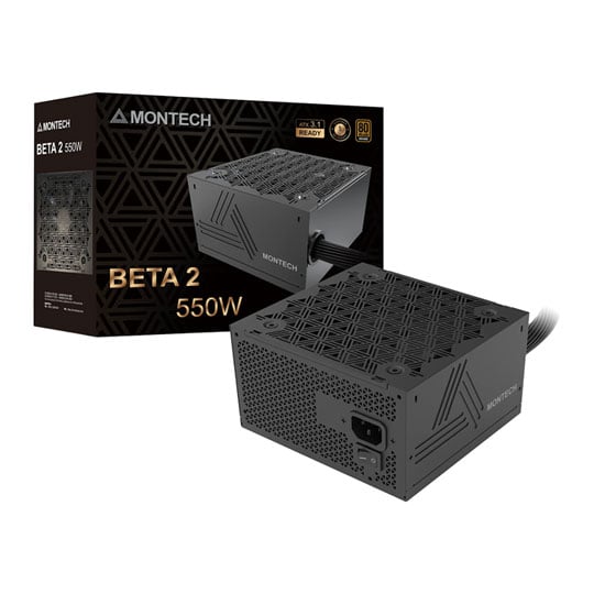 Montech BETA 2 550W 80PLUS Bronze Fully Wired ATX3.1 Power Supply