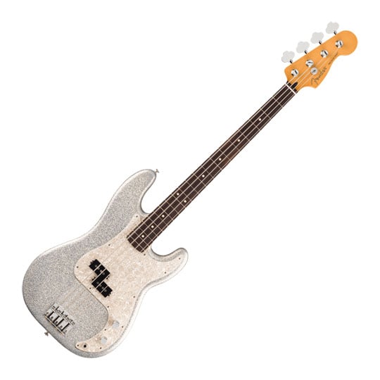 Fender 75th Anniversary Player II Precision Bass, Rosewood Fingerboard, Diamond Dust Sparkle Fender 75th Anniversary Player II Precision Bass, Rosewood Fingerboard, Diamond Dust Sparkle