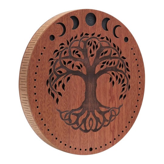 Meinl Sonic Energy 12" Rain Disk, Stream Sound, Moon Phases & Tree of Life Carving Meinl Sonic Energy 12" Rain Disk, Stream Sound, Moon Phases & Tree of Life Carving