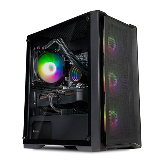 Gaming PC with NVIDIA RTX 5070 Ti and AMD Ryzen 7 7800X3D