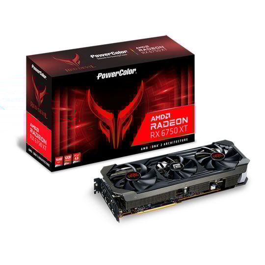 Open Box PowerColor AMD Radeon RX 6750 XT Red Devil 12GB Graphics Card