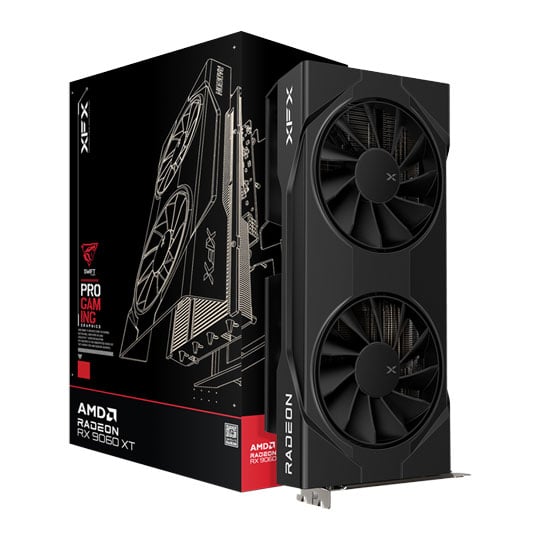 Open Box XFX SWIFT AMD Radeon RX 9060 XT OC Gaming Dual Fan 16GB Graphics Card : image 1