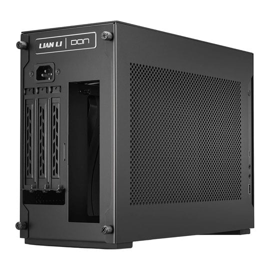 Lian Li / DAN A4-H2O Black mini ITX Steel Mesh Minimalist PC Gaming Case w/ PCIe 5.0 Riser : image 4