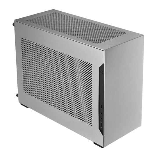 Lian Li / DAN A4-H2O Silver mini ITX Steel Mesh Minimalist PC Gaming Case w/ PCIe 5.0 Riser