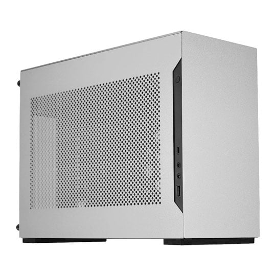 Lian Li / DAN A4-H2O Silver mini ITX Steel Mesh Minimalist PC Gaming Case w/ PCIe 5.0 Riser