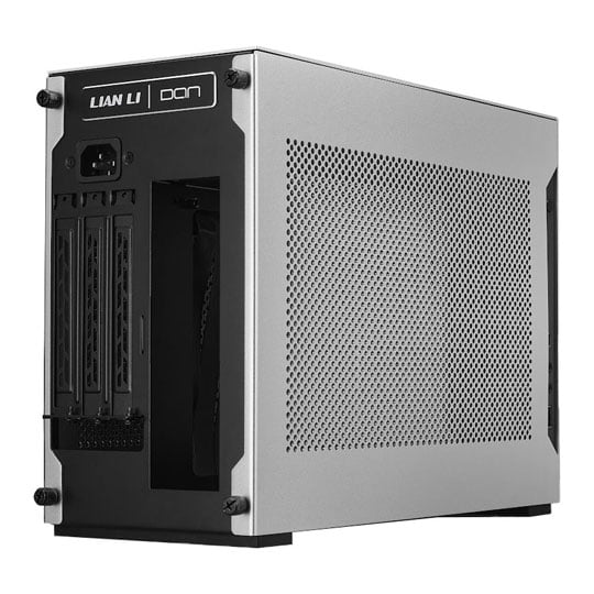 Lian Li / DAN A4-H2O Silver mini ITX Steel Mesh Minimalist PC Gaming Case w/ PCIe 5.0 Riser : image 4