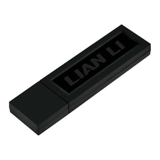 Lian Li Wireless Controller Black with PWM-to-SATA Adapter