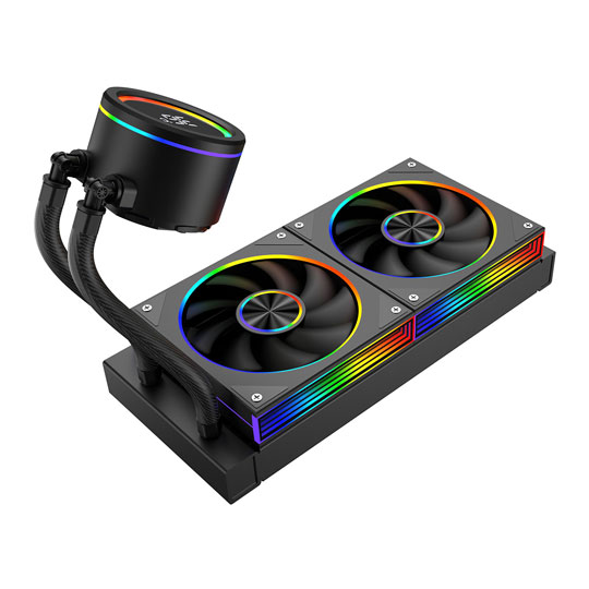 CiT Pro Saturn 240mm Black CPU Liquid Cooler With Display CiT Pro Saturn 240mm Black CPU Liquid Cooler With Display
