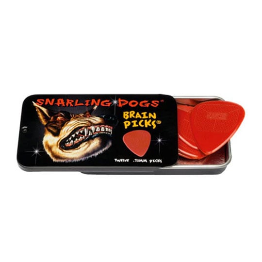 Snarling Dogs 351 Brain Picks - RED .73mm - 12PC Tin