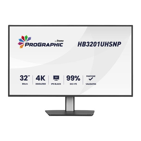 iiyama ProGraphic HB3201UHSNP-B1 4K UHD Monitor iiyama ProGraphic HB3201UHSNP-B1 4K UHD Monitor