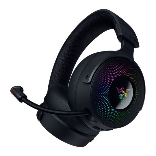 Refurbished Razer Kraken V4 Pro Black Wired / Wireless Gaming Headset with OLED Control Hub