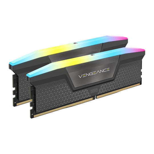 Open Box Corsair Vengeance RGB Grey 64GB 5600MHz Dual Profile DDR5 Memory Kit Open Box Corsair Vengeance RGB Grey 64GB 5600MHz Dual Profile DDR5 Memory Kit