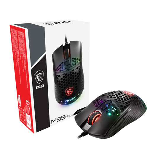 MSI M99 Pro Wired Black Optical RGB 4000DPI Gaming Mouse