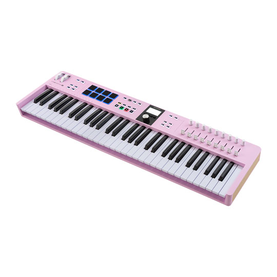 Arturia Keylab Essential 61 Mk3 Controller Keyboard - Limited Edition Rose Quartz Arturia Keylab Essential 61 Mk3 Controller Keyboard - Limited Edition Rose Quartz
