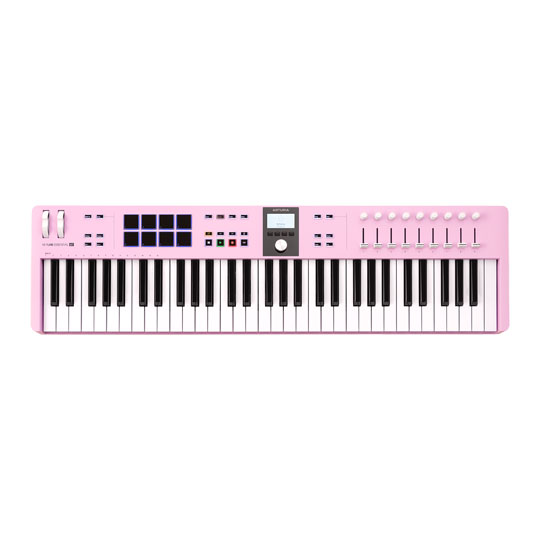 Arturia Keylab Essential 61 Mk3 Controller Keyboard - Limited Edition Rose Quartz Arturia Keylab Essential 61 Mk3 Controller Keyboard - Limited Edition Rose Quartz