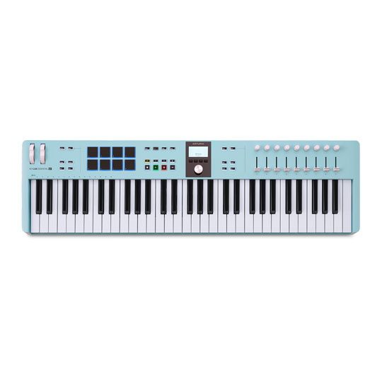 Arturia Keylab Essential 61 Mk3 Controller Keyboard - Limited Edition Aquamarine Arturia Keylab Essential 61 Mk3 Controller Keyboard - Limited Edition Aquamarine