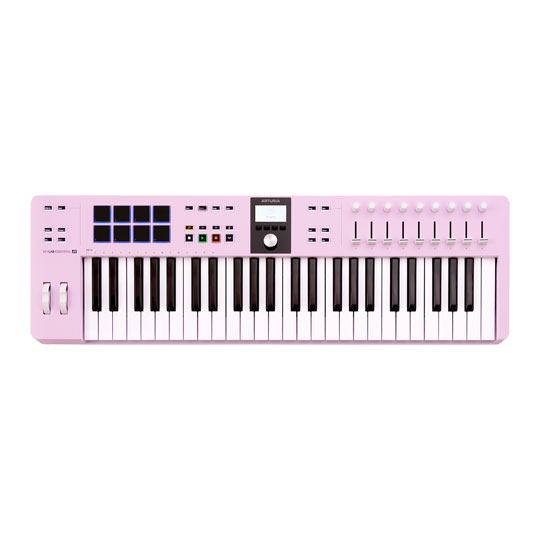 Arturia Keylab Essential 49 Mk3 Controller Keyboard - Limited Edition Rose Quartz Arturia Keylab Essential 49 Mk3 Controller Keyboard - Limited Edition Rose Quartz