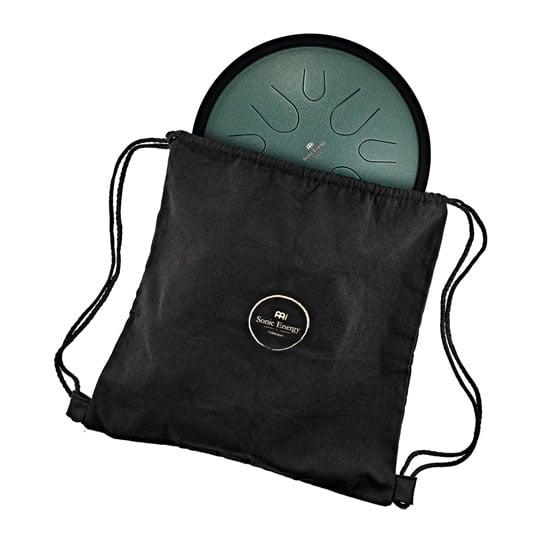 Meinl Sonic Energy 10" Compact Steel Tongue Drum B Minor, 8 Notes, 432 Hz, Dark Green : image 4
