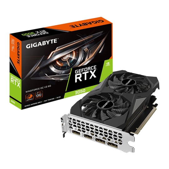 Gigabyte NVIDIA GeForce RTX 3050 WINDFORCE OC V2 6GB Blackwell Graphics Card