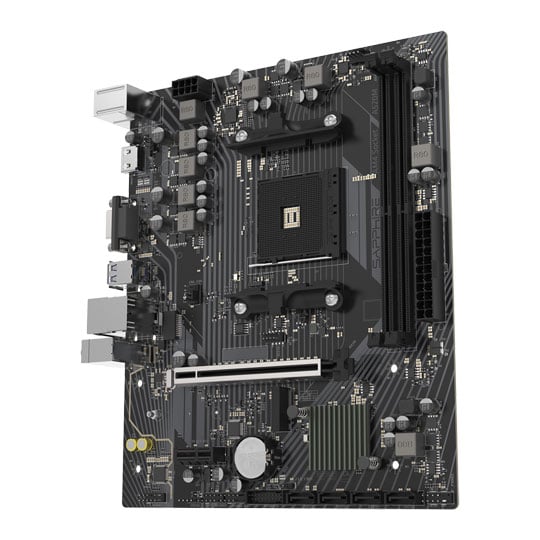 Sapphire A520M-E AM4 DDR4 PCIe 3.0 MicroATX Motherboard : image 3
