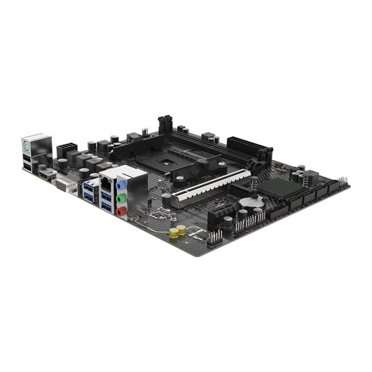 Sapphire A520M-E AM4 DDR4 PCIe 3.0 MicroATX Motherboard : image 4