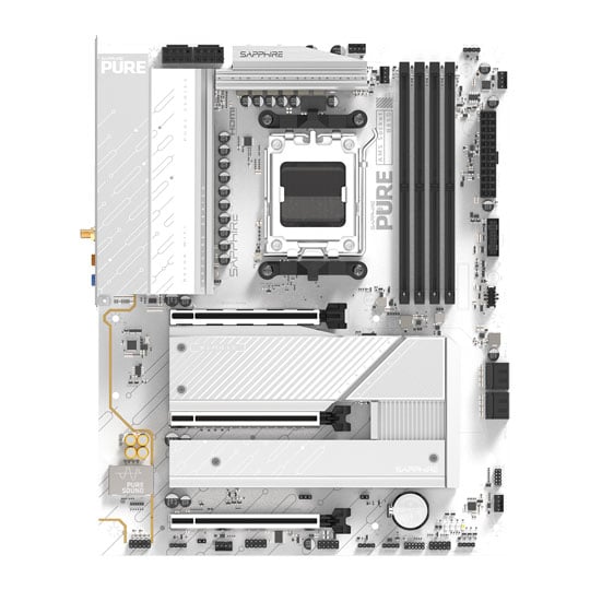 Sapphire PURE B850A AM5 DDR5 PCIe 5.0 ATX Motherboard Sapphire PURE B850A AM5 DDR5 PCIe 5.0 ATX Motherboard