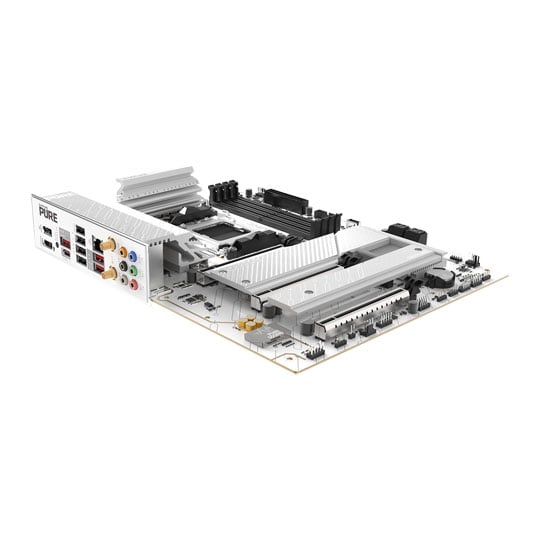 Sapphire PURE B850A AM5 DDR5 PCIe 5.0 ATX Motherboard : image 4
