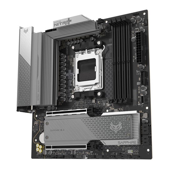 Sapphire NITRO+ B850M WIFI AM5 DDR5 PCIe 5.0 MicroATX Motherboard : image 3
