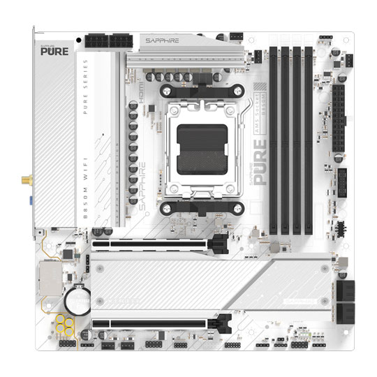 Sapphire PULSE B850M WIFI AM5 DDR5 PCIe 5.0 MicroATX Motherboard Sapphire PULSE B850M WIFI AM5 DDR5 PCIe 5.0 MicroATX Motherboard