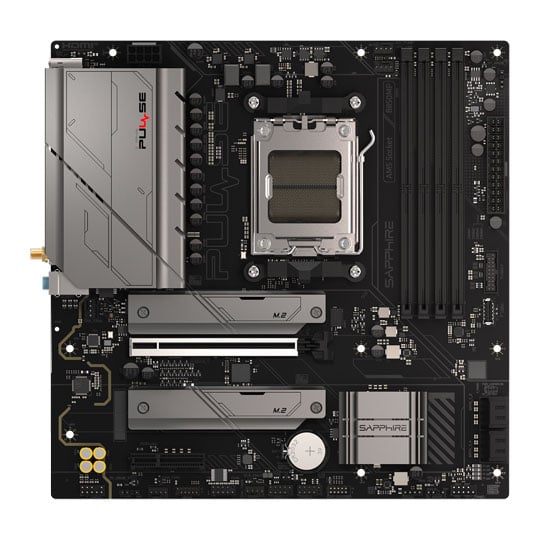 Sapphire PULSE B850M WIFI AM5 DDR5 PCIe 4.0 MicroATX Motherboard Sapphire PULSE B850M WIFI AM5 DDR5 PCIe 4.0 MicroATX Motherboard