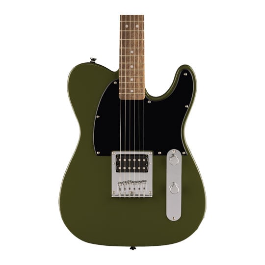 Squier Sonic Esquire H, Laurel Fingerboard, Black Pickguard, Olive Squier Sonic Esquire H, Laurel Fingerboard, Black Pickguard, Olive