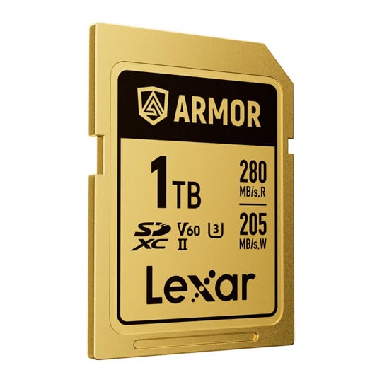 Lexar Armor Gold Stainless Steel SDXC Card 1TB Lexar Armor Gold Stainless Steel SDXC Card 1TB