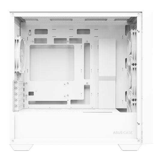 Open Box ASUS A21 PLUS MicroATX ARGB White Gaming Case