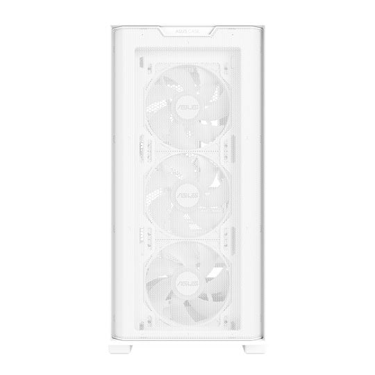 Open Box ASUS A21 PLUS MicroATX ARGB White Gaming Case : image 3