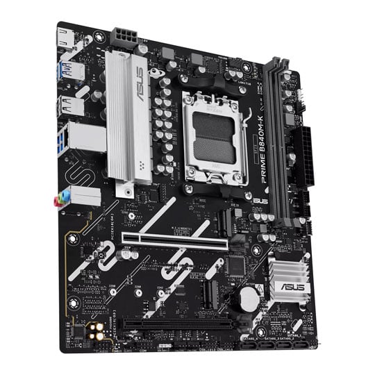 ASUS PRIME B840M-K AM5 DDR5 PCIe 4.0 Micro-ATX Motherboard : image 3