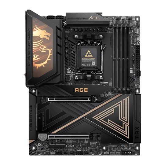 MSI MEG X870E ACE MAX AM5 DDR5 PCIe 5.0 ATX Motherboard MSI MEG X870E ACE MAX AM5 DDR5 PCIe 5.0 ATX Motherboard