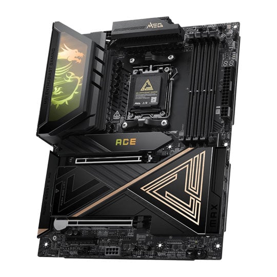 MSI MEG X870E ACE MAX AM5 DDR5 PCIe 5.0 ATX Motherboard : image 3